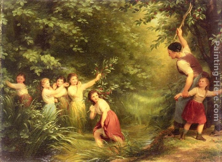 Fritz Zuber-Buhler The Cherry Thieves